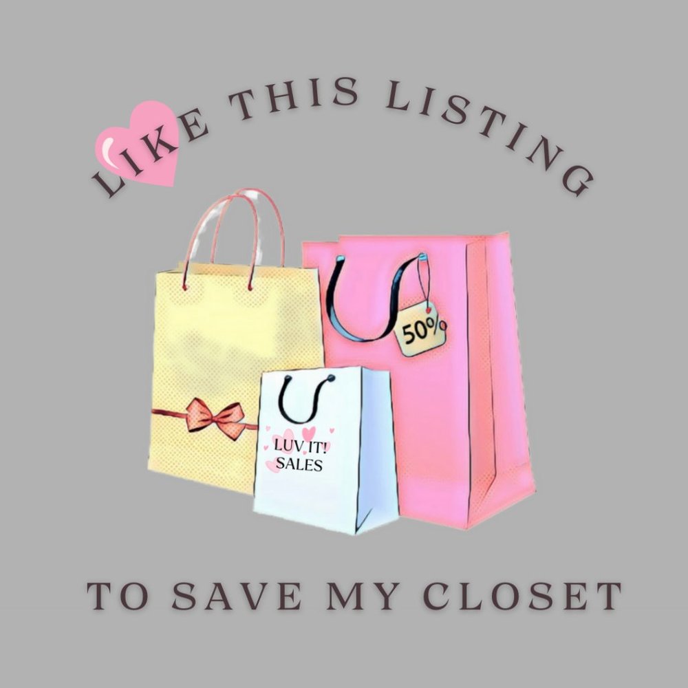 ❤️Like❤️ this listing to save my closet!!